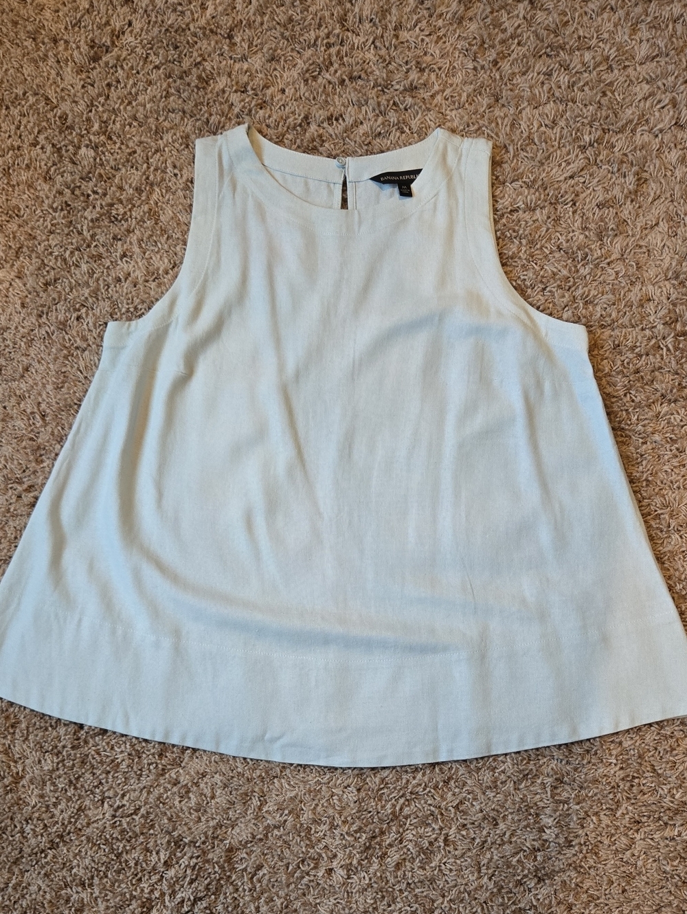 Banana Republic Light Mint Green Sleeveless A-Line Camisole